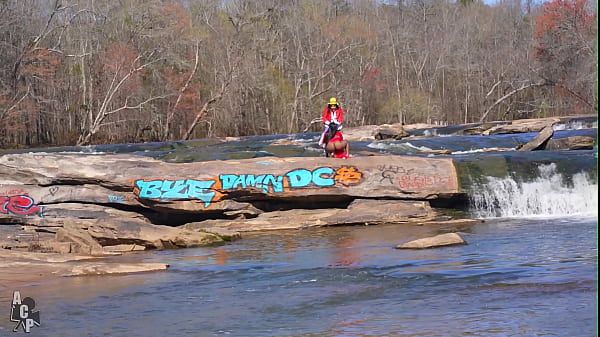 Siren Nudist Loves Bouncing On Dick Outside For The World To See thumbnail