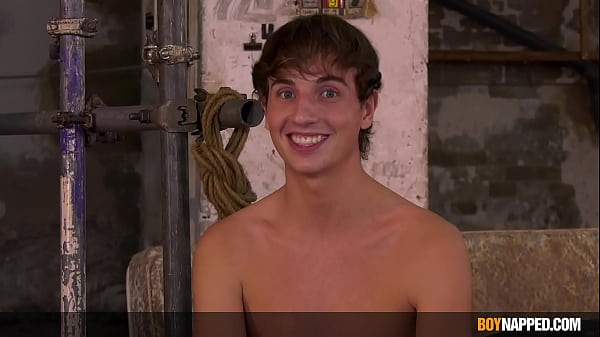 Bound twink endures torment from gay dom 