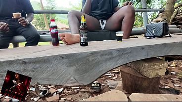 Found a slut milf at a village gathering... she kept flashing her panties to the village elders