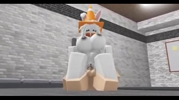 Slutty Roblox bunny girl sneaks inboy s locker room then_gets fucked