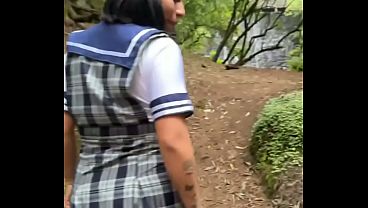 Caught alone in the woods with a total stranger