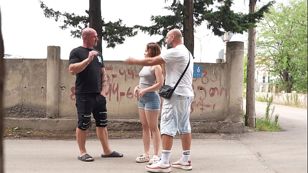 Picked up a stranger and gave her the full three hole treatment