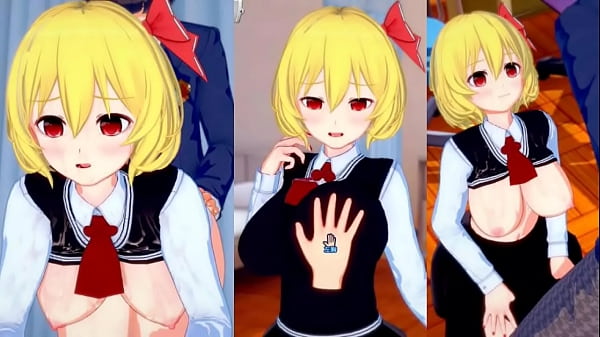 エロゲーコイカツ 東方 ルーミアにおっぱい揉みまくりH 3DCG巨乳アニメ動画_東方プロジェクト_ヘンタイゲーム とうほう るーみあ