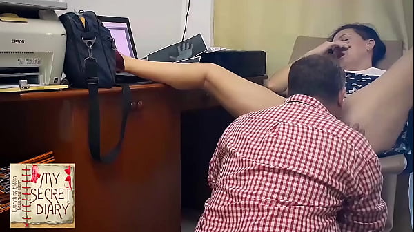 Office domination. Boss fucks secretary to pussy and mouth. Blowjob in office Compilation L 3 