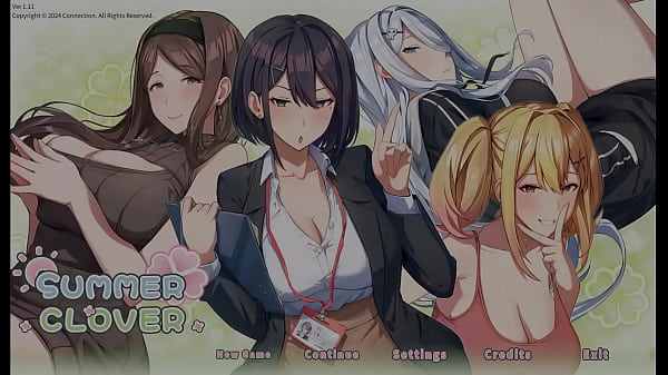 Play MP4 - Summer Clover &lbrack; HAREM HENTAI GAME &rsqb; Ep&period;18 NUN SISTER covered in CUM &excl;