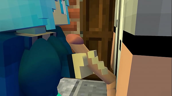 minecraft porn in the toilet