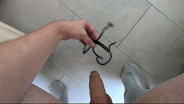 Extreme Cock Ball Tie JOI Tightening the String Me Command You