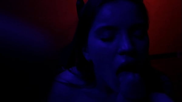 Christmas blowjob and ass licking tiny petite teen pov