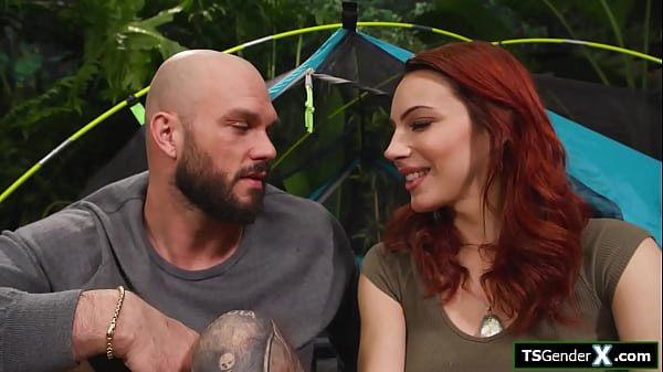 Would you fuck busty trans damsel in distress Ariel Demure?The guy she stumbled upon surely does.The big tits shemale deepthroats and anal rides cock 