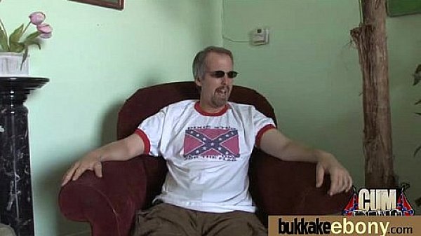 Gorgeous ebony lady sucks white dicks and gangbang fucking 9 