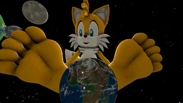 Macro tails feet earth