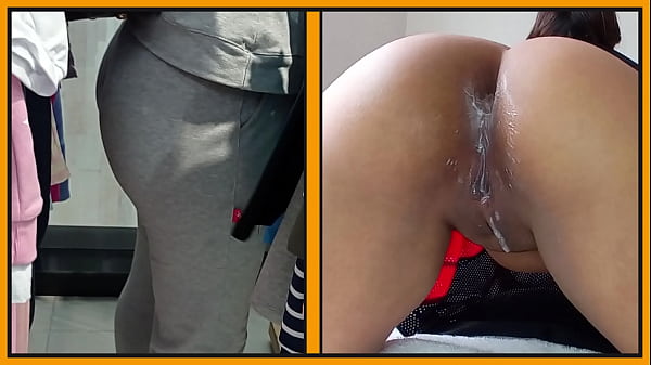 Esta Teen Estaba Comprando RopaY Termina Montando Con_Su Gran_Culo UnaPolla Hasta QueSe Corre Dentro