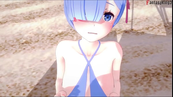 Rem blowjob on the beach zero 1 full & pov on sheer & fantasyking3 