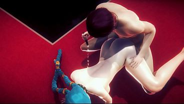 Lol Hentai - Jinx Tied Up Like A Bitch Bdsm thumbnail