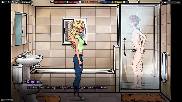 He spread her cheeks and stuck his fingers into her pussy hentai game