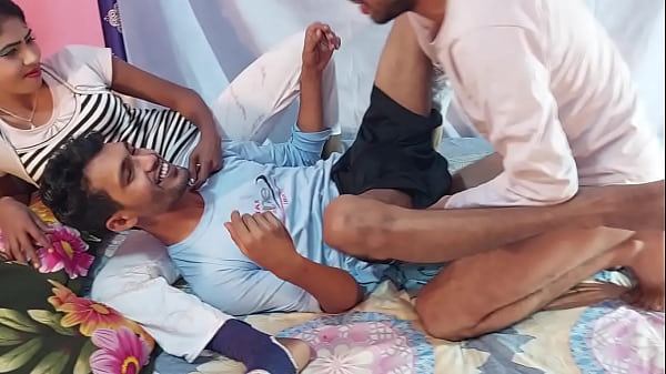 Play MP4 - Hanif pk and Sumona and Manik-  Amateur threesome Deshi woman gets her pussy licked and fucked