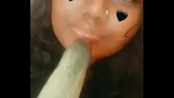 some ugly indiangirl sucking a_cucumber