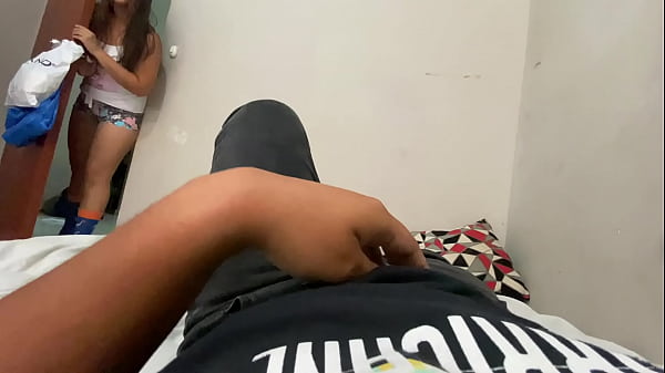 Hermanastro Caliente Me Mira Cuando Me Masturbo A Escondidas Y Me Seduce Con Su Hermoso Culo Dialogos En Espa&ntilde;ol thumbnail