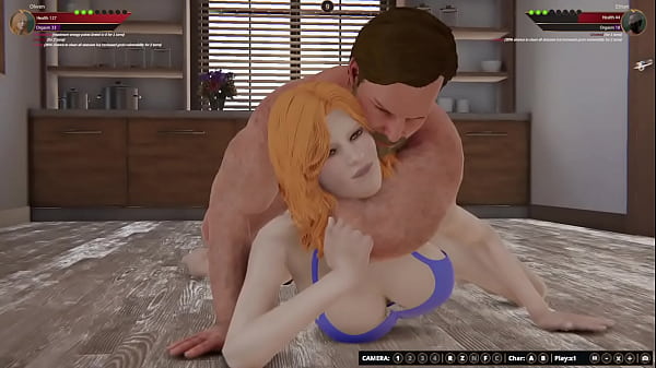 Ethan vsOlwen Naked Fighter 3D