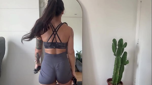 Exercising with warm up and stretch training 