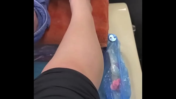 Pedicure in a salon 