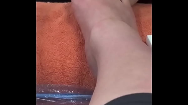 Pedicure in a salon 