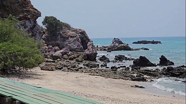 Public Flashing And Nudism On Public Beach # Close Up Pee On The Beach thumbnail