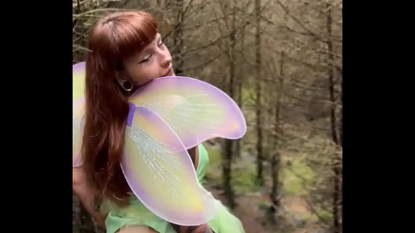 Pixie caught playing in the woods gets huge facial