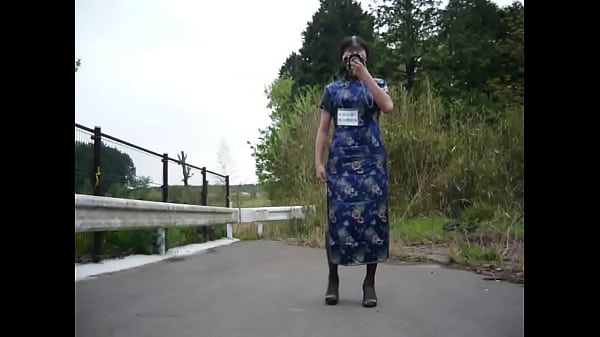 Crossdresser shemale slave qipao
