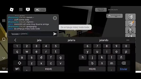 Ayudando a mi amiga a comer verga en roblox