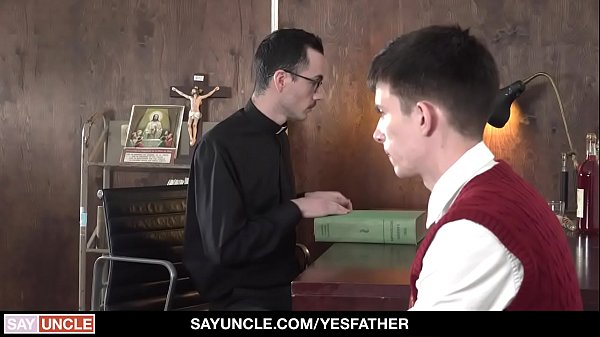 Play MP4 - - Hung Uncut Priest Spanks And Cums Inside Teen Boy