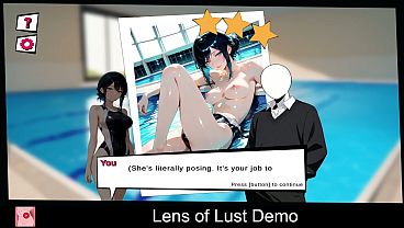 Lens Of Lust Demo (free Steam Demo Game) Sexual Content, Hentai, Nudity, Immersive Sim, Visual Novel, Interactive Fiction, Dating Sim, 2d, Anime, Cute, Comedy, Casual, Story Rich, Romance, Choices Matter, Singleplayer, Adventure, Cartoon, Cartoony thumbnail