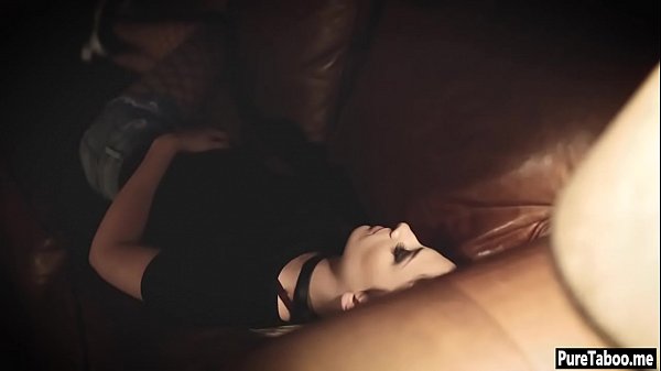 Weird petite teen fucked by an older guys huge dick