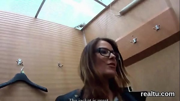 Glamorous czech cutie is teased in the mall and rode in pov 