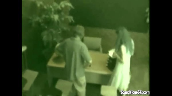 Cock sucking and fucking office secretary fucked accross the desk in missionary pose