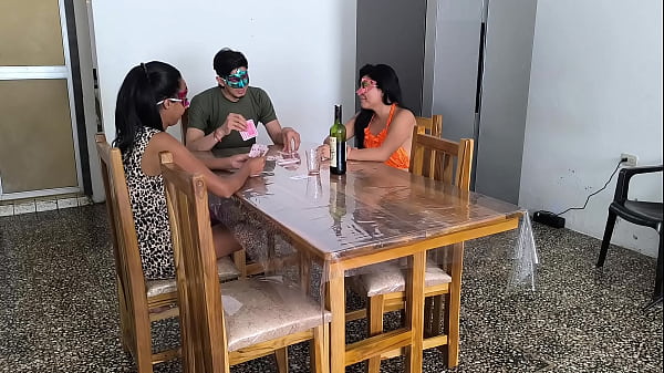 Play MP4 - A card game between stepbrothers ends in a dirty way