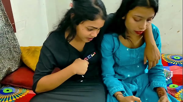 best Threesome Sex 2025 :- Rahul fucked his girlfraind and wife on the same bed, threesome sex enjoyed together 