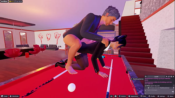 Starring JerriKhan hard pooltable fuck by secretary and her boss