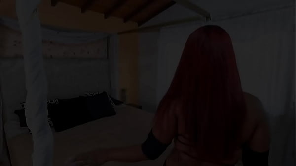 Nonton Hot Redhead Records Video For Her Lover thumbnail