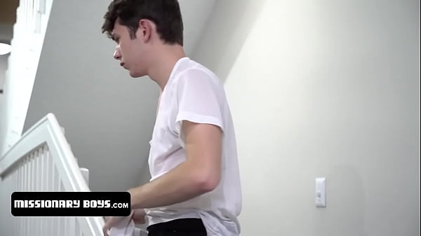 Missionary Boys - Inexperienced Catholic Boy Gets Dominated And Fucked On The Kitchen Counter 