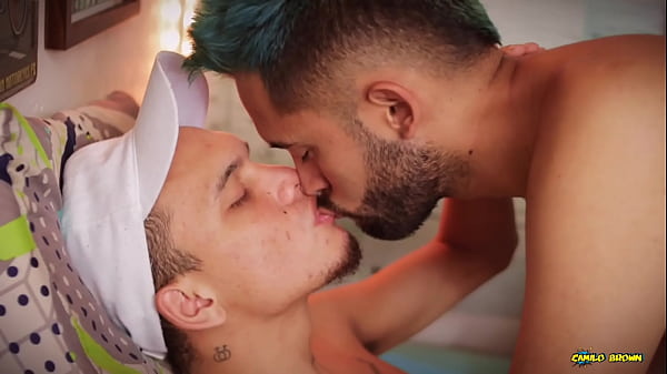 Big Cock Bareback Anal Camilo Brown And Damian Kissing Sucking Fucking and Shooting Their Cum Loads 
