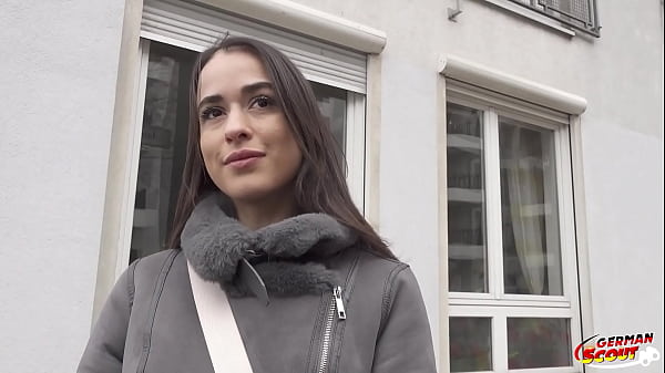 German Scout - Inked German Latina Looking Teen Give Rimjob At Model Job Sex thumbnail