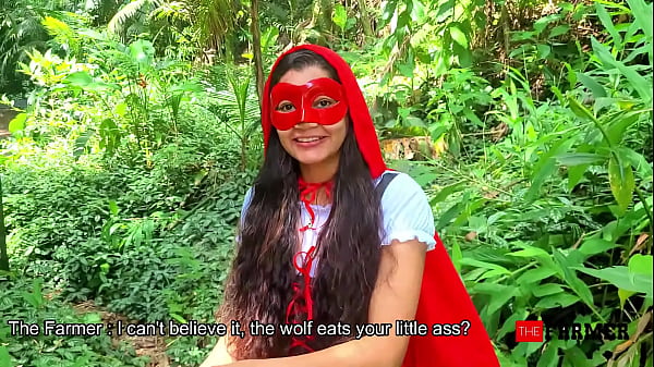 Thefarmer meets Little Red Riding hood. She wants the big bad dick 