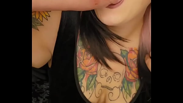 Lipstick marks and sloppy deepthroat