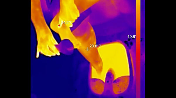 Feet soles get ground buffed and lubed until theyre glossy fuckable thermal pov 4k portrait 