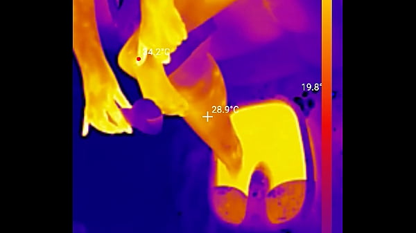 Feet soles get ground buffed and lubed until theyre glossy fuckable thermal pov 4k portrait 