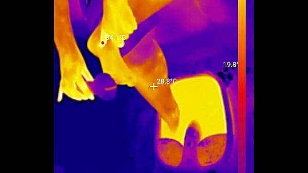 Feet soles get ground buffed and lubed until theyre glossy fuckable thermal pov 4k portrait