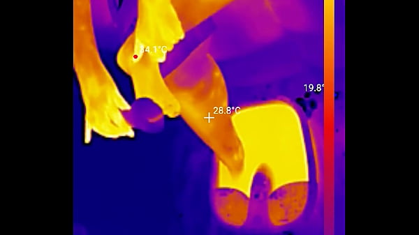 Feet soles get ground buffed and lubed until theyre glossy fuckable thermal pov 4k portrait 