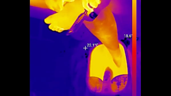 Feet soles get ground buffed and lubed until theyre glossy fuckable thermal pov 4k portrait 