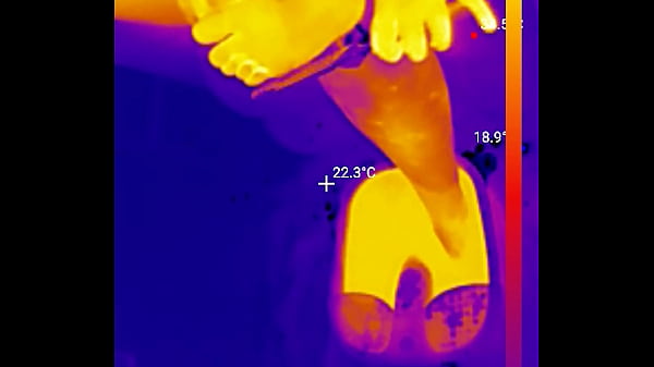 Feet soles get ground buffed and lubed until theyre glossy fuckable thermal pov 4k portrait 